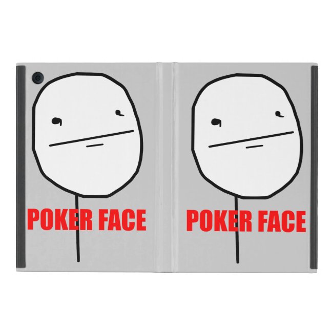 Poker Ansikte Meme iPad Mini Skydd (Utsidan)