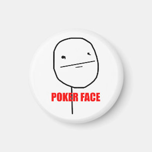 Poker Ansikte Meme Magnet