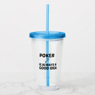 POKER ÄR ALLTID EN BRA IDÉ TAKE AWAY MUGG