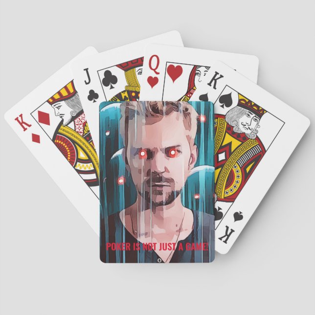 POKER ÄR INTE BARA ETT SPELA! BICYCLE PLAYING CARD CASINOKORT (Baksidan)