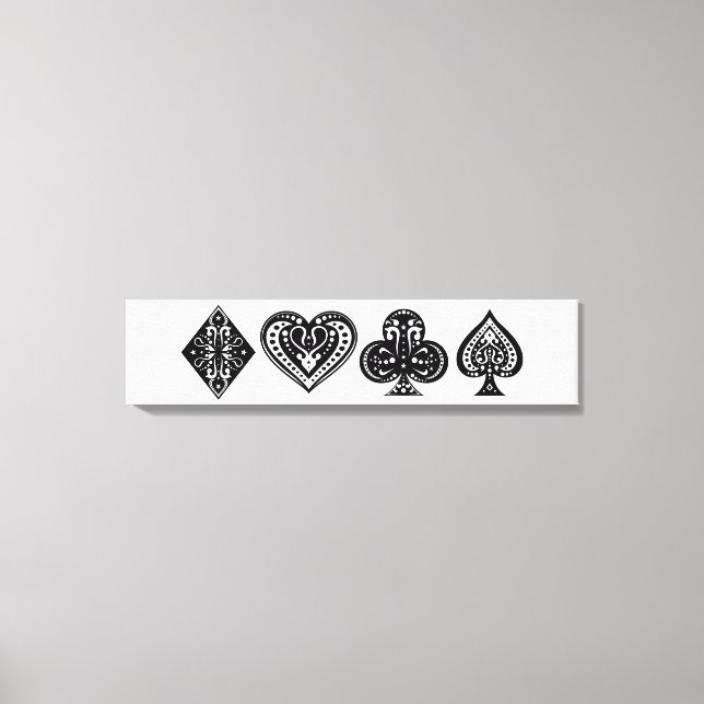 Poker Art Canvastryck (Framsida)