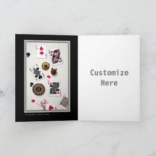 Poker Artsy Anpassningsbar Kort för Spelare