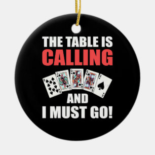 Poker Bord ringer Julgransprydnad Keramik