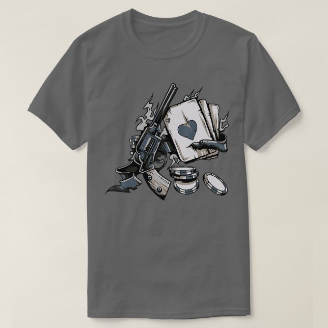 Poker Card Design  - 1  T Shirt (Design framsida)
