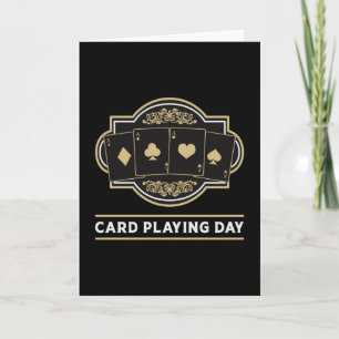 Poker Card-speldagskort för kasino Ace Game Gift Kort