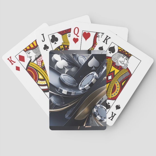 POKER CARDS ABSTRAC CASINOKORT (Baksidan)