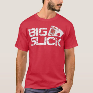 Poker Cards Ace King Vintage Big Slick T Shirt