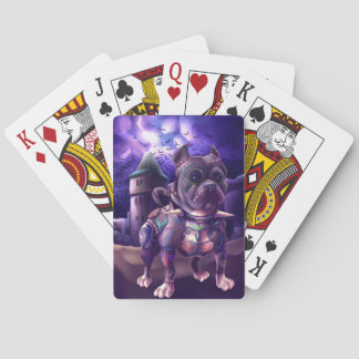 Poker Cards Franky dem Pitbull Frankenstein Kortlek