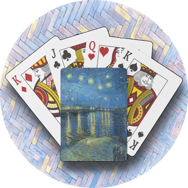 POKER CARDS "Starry Night over Rhone-van Gogh" Casinokort (Skapare uppladdad)