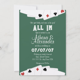 Poker/Casino Themed Wedding-inbjudan Inbjudningar