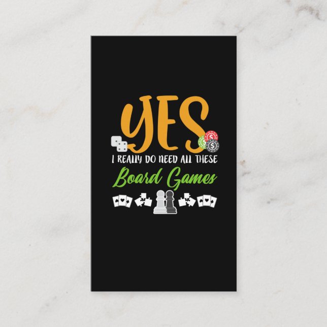 Poker Chess Card-spel för spelskivor Älskare Visitkort (Framsida)