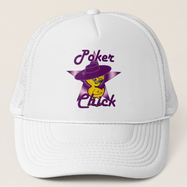 Poker-Chick #9 Truckerkeps (Framsida)