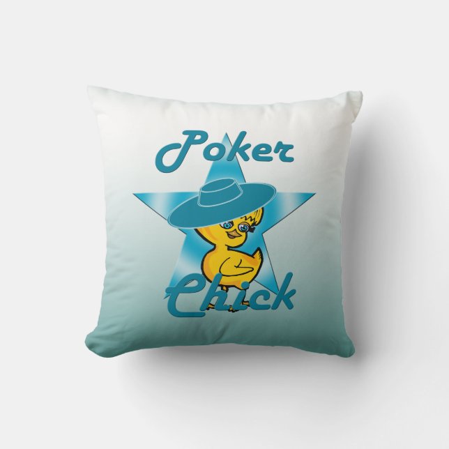 Poker-Chick nr 7 Kudde (Framsida)
