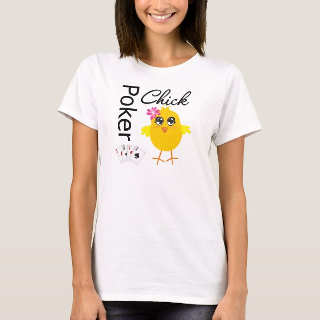 Poker-Chick T-shirt (Framsida)
