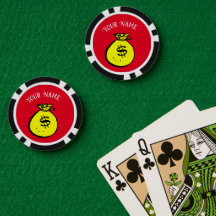 Poker Chip - Anpassningsbar Money Bag - lägg till