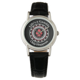 Poker Chip Armbandsur
