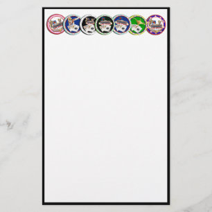 Poker Chip Galore Brevpapper