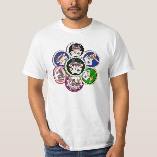 Poker Chip Galore T-shirt (Framsida)