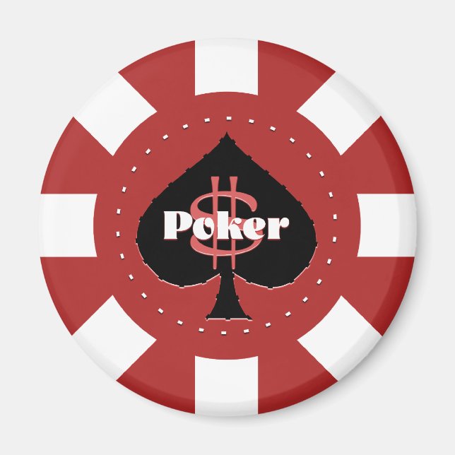 Poker Chip Magnet (Framsidan)