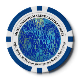 Poker Chip: MLML 50-årsjubileum (globe) Marker