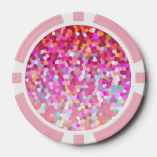 Poker Chip Mosaic Sparkley Struktur Poker Marker