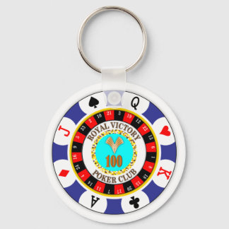 Poker Chip Nyckelring