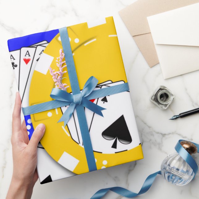 Poker Chip  Presentpapper (Gifting)