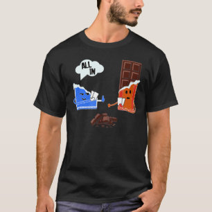 Poker Choklad ord för kvinnor och manar T Shirt