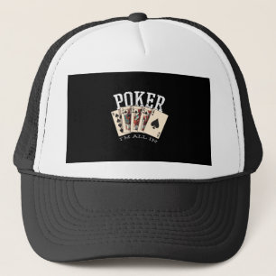 Poker-citat för spelare keps