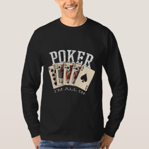 Poker-citat för spelare t shirt