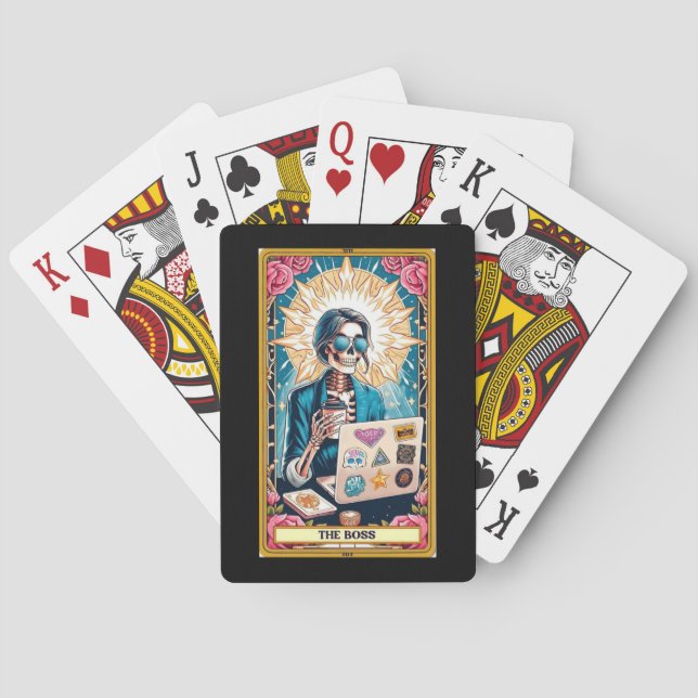 Poker-dek för Chef-Tarot Card Casinokort (Baksidan)