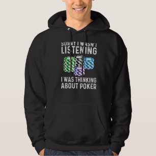 Poker Designer För manar Women Casino Card-speldat Hoodie