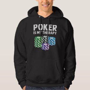 Poker Designer För manar Women Casino Card-speldat Hoodie