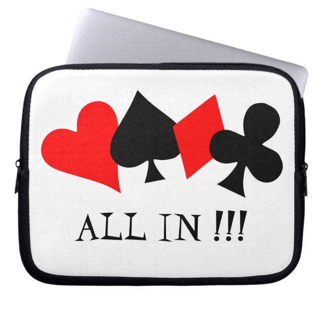 Poker Electronics Bag Laptop Fodral (Framsidan)