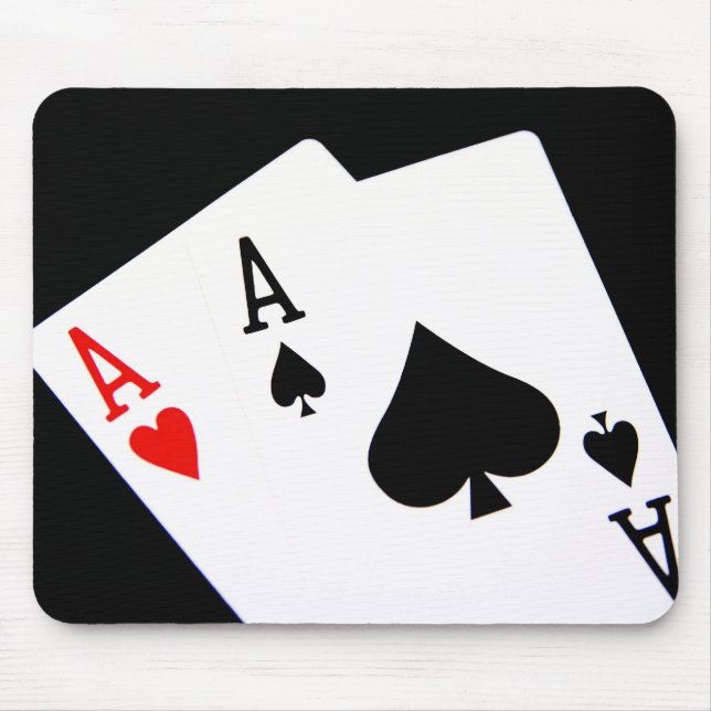 Poker Ess Mousepad Musmatta (Framsidan)