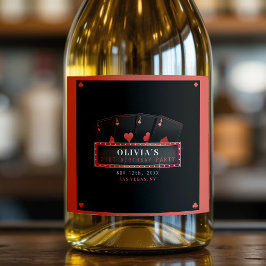 Poker Ess Red & Black 21-årsfirande