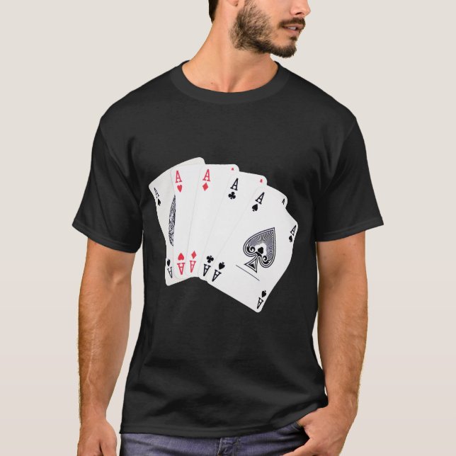 Poker ess tee shirt (Framsida)