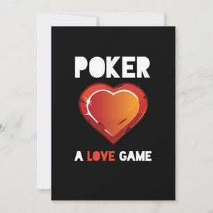 Poker Ett Kärleksspel Hjärtan Kort Kasino Spelare 