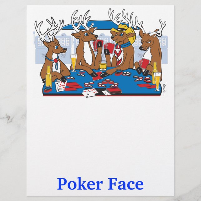 Poker Face Deer (Framsida)