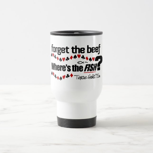 Poker Fish mugg 1 (Center)