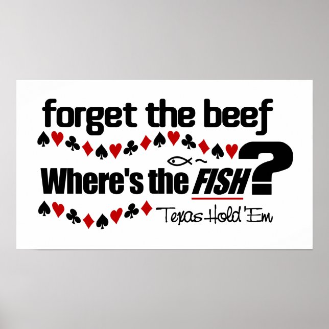 Poker Fish poster (Framsidan)