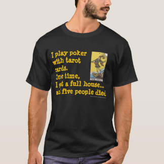 Poker för Tarot kort Tee Shirt