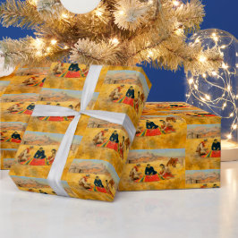 Poker Game Cowboy Native American China Man Presentpapper