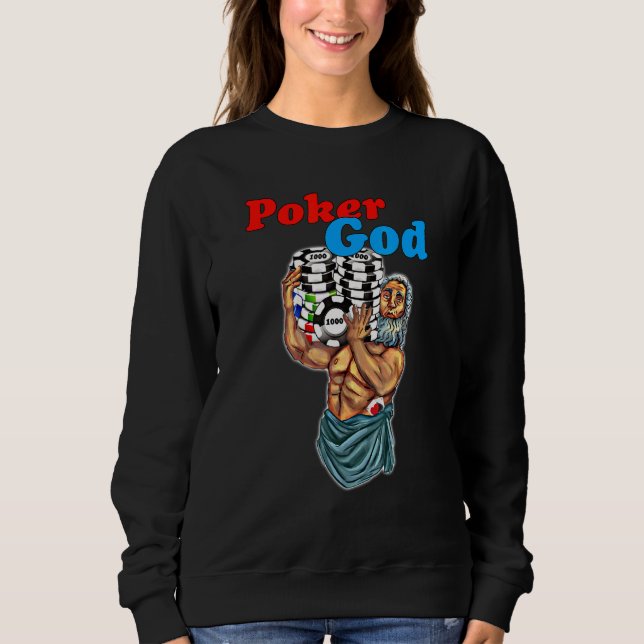 Poker God poker player poker tournament online pok T Shirt (Framsida)