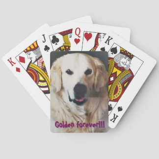 Póker Golden Retriever Casinokort