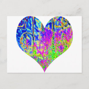Poker Graffiti Heart Vykort