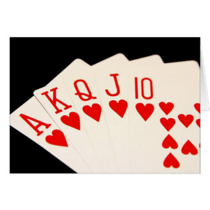 Poker Hälsningskort