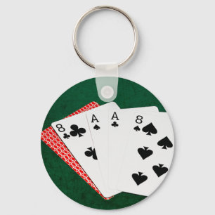 Poker Händer - Dead Man's Hand Nyckelring
