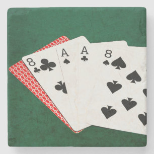 Poker Händer - Dead Man's Hand Stenunderlägg