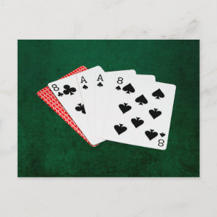 Poker Händer - Dead Man's Hand Vykort